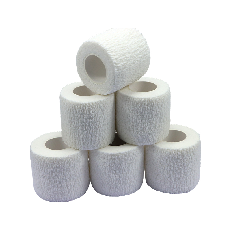 White Waterproof Cohesive Stretch Bandage Wrap