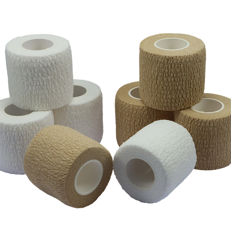 Physiotherapy Kulay ng Balat Self-Adherent Elastic Wrap Rolls