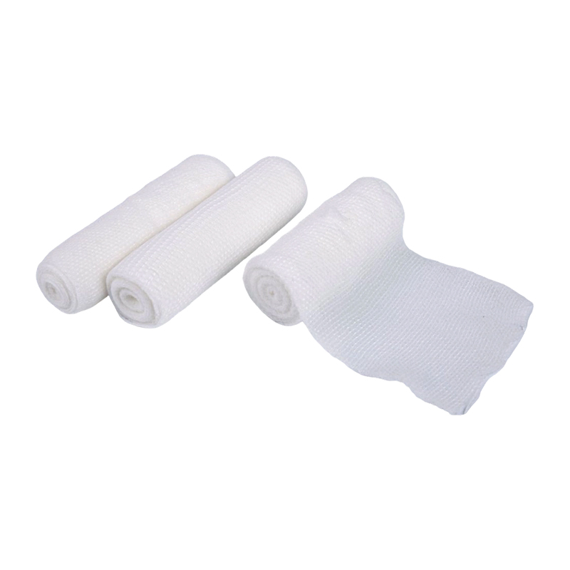 White Breathable Anti-slip PBT Bandage na may Naka-lock na Gilid
